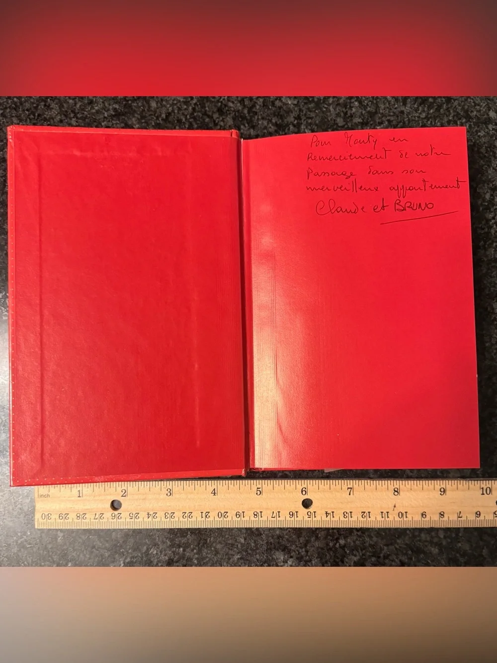 Vintage French Perpetual Calendar Book  Agenda de L'Amour Courtois
